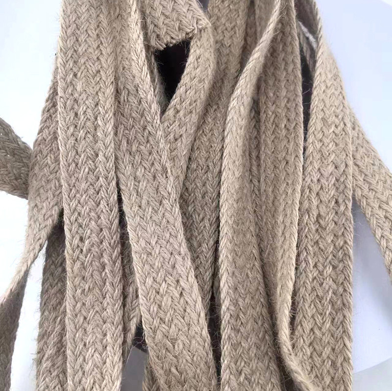 Taille personnalisée 17 Ceinture de jute tressée biodégradable écologique naturelle 2,5 cm Ceinture en couleurs