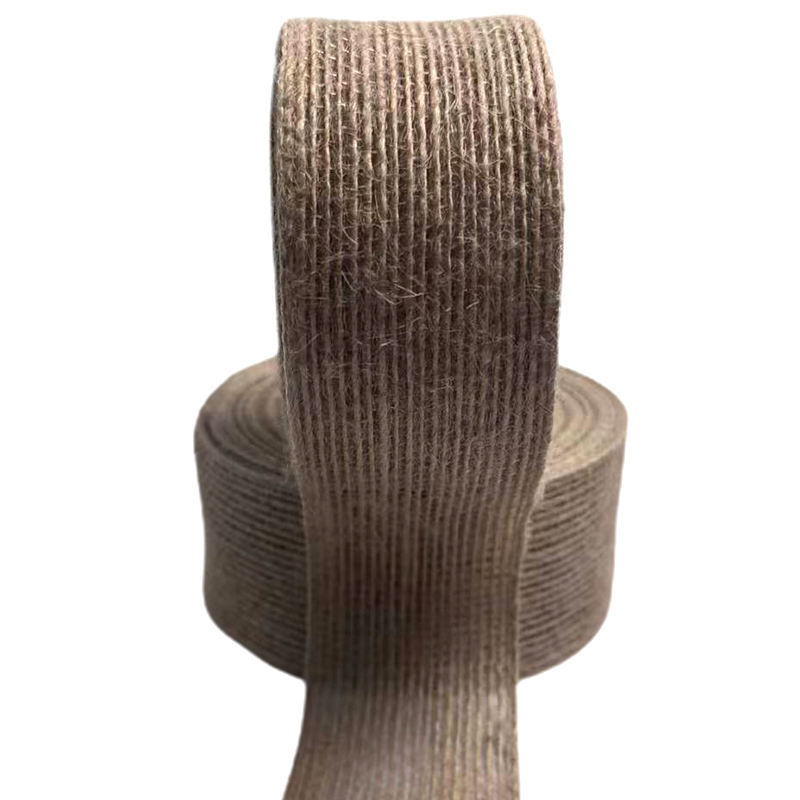 80% de jute 20% de ruban de polyester 10*10*4 cm pour une décoration durable et cadeau