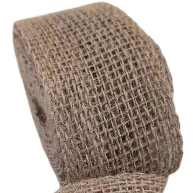 Des accessoires de vêtements 100% de jute durable, ceinture de tresses, bord tissé, tresses de jute pour 2024