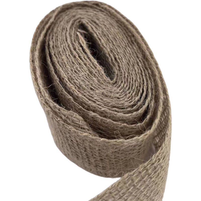 Des accessoires de vêtements 100% de jute durable, ceinture de tresses, bord tissé, tresses de jute pour 2024