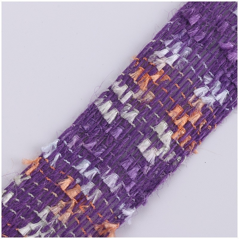 Ruban de couleur accessoires de vêtements Ruban de jute dentelle pour le style à la mode et décontracté