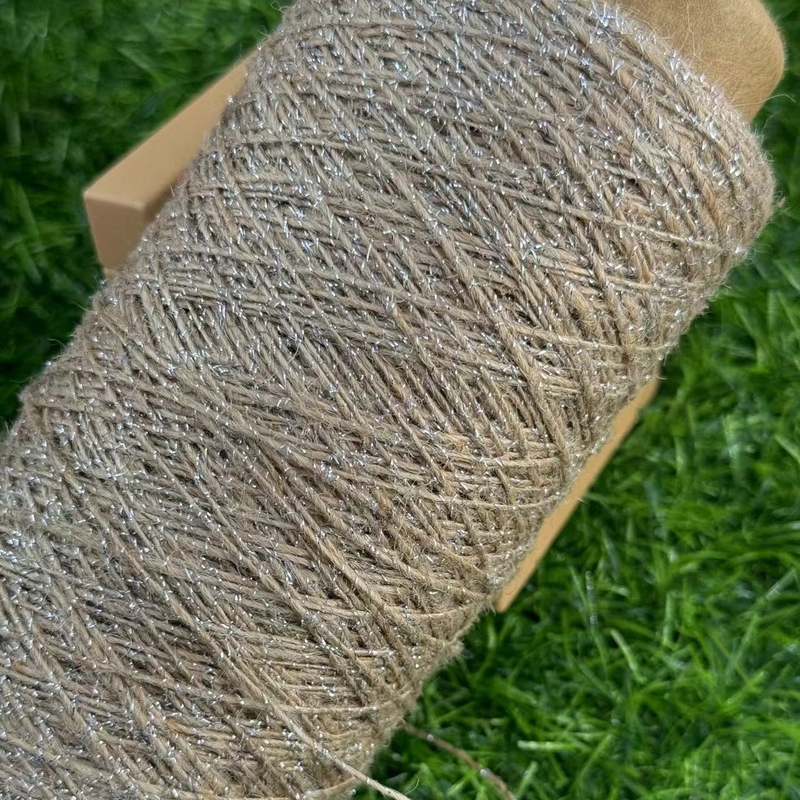 7 jours Temps de livraison de l'ordre de l'échantillon pour la décoration de Noël de la corde de jute de couleur transfrontalière