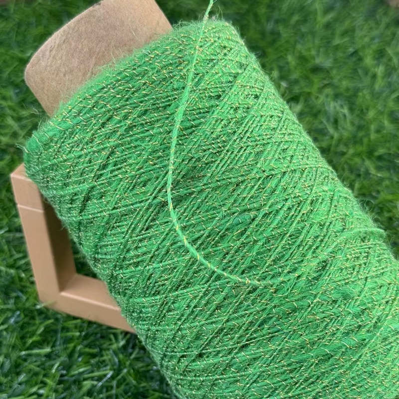 7 jours Temps de livraison de l'ordre de l'échantillon pour la décoration de Noël de la corde de jute de couleur transfrontalière