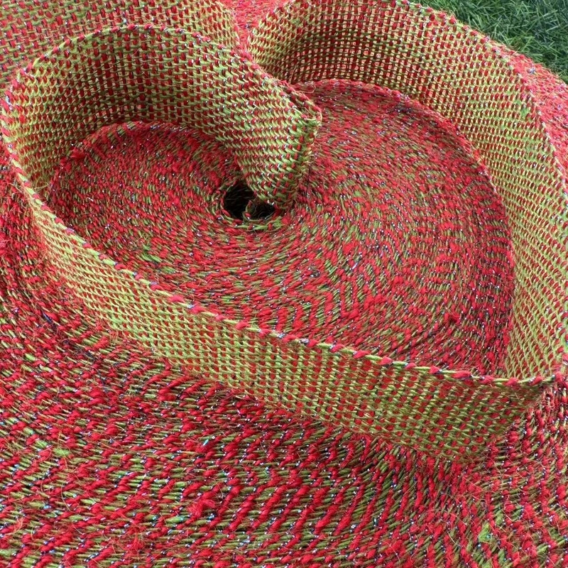 Fournir directement 100% de jute Décoration de Noël Ruban de jute pour vêtement