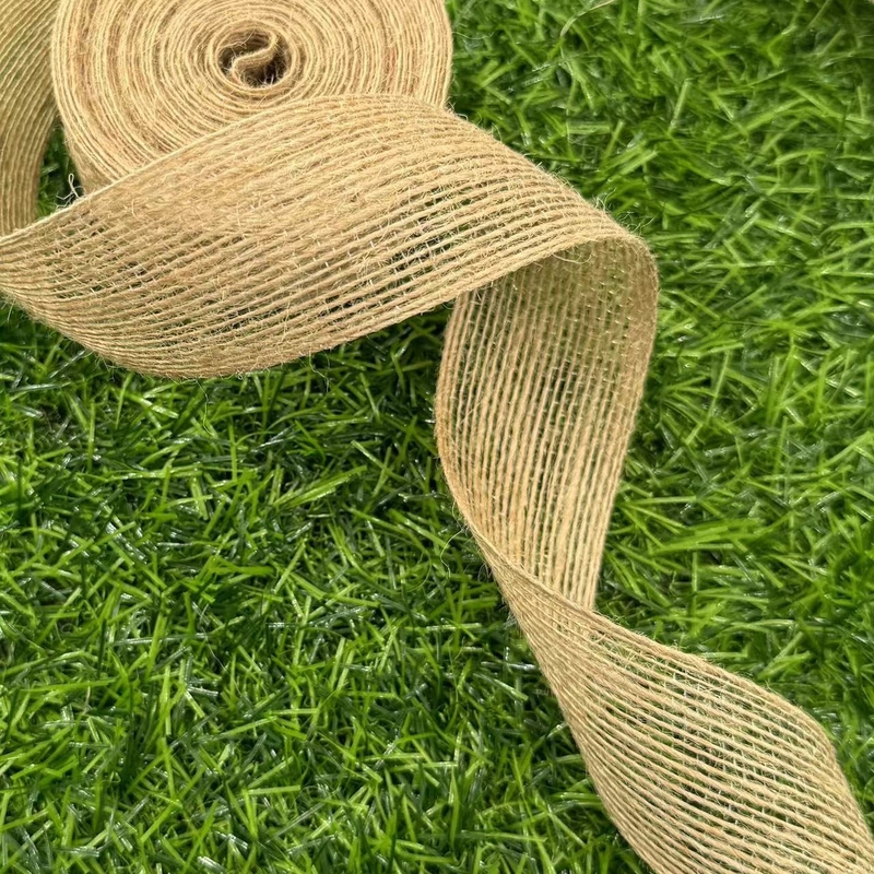 Ligne de pêche en jute Ruban tissé pour vêtements Chaussures Chapeaux Accessoires Couleurs personnalisées