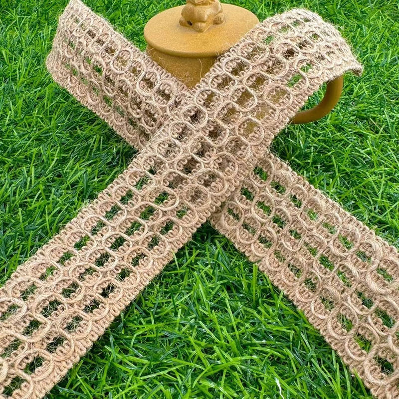 Le ruban en dentelle de jute durable est la touche finale parfaite pour la décoration de la maison