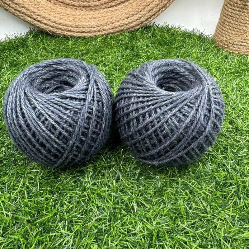 Accueil Textile Corde tressée au jute avec teinture écologique des fabricants de corde de couleur