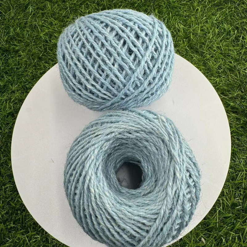 Accueil Textile Corde tressée au jute avec teinture écologique des fabricants de corde de couleur