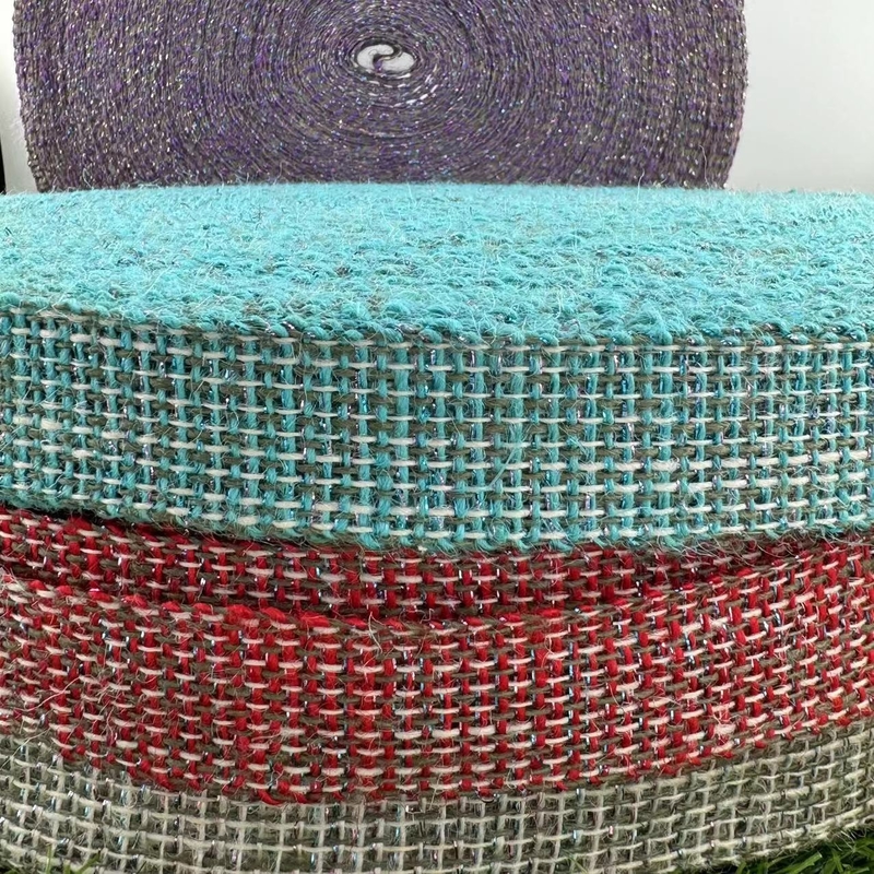 100% de jute fait à la main, écologique, bricolage, ruban de jute pour cadeau d'anniversaire en couleur naturelle