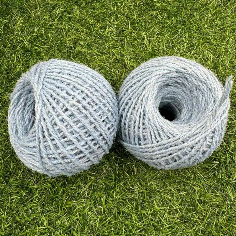 Corde de jute de couleur naturelle pure personnalisée protection écologique et décoration de cadeau