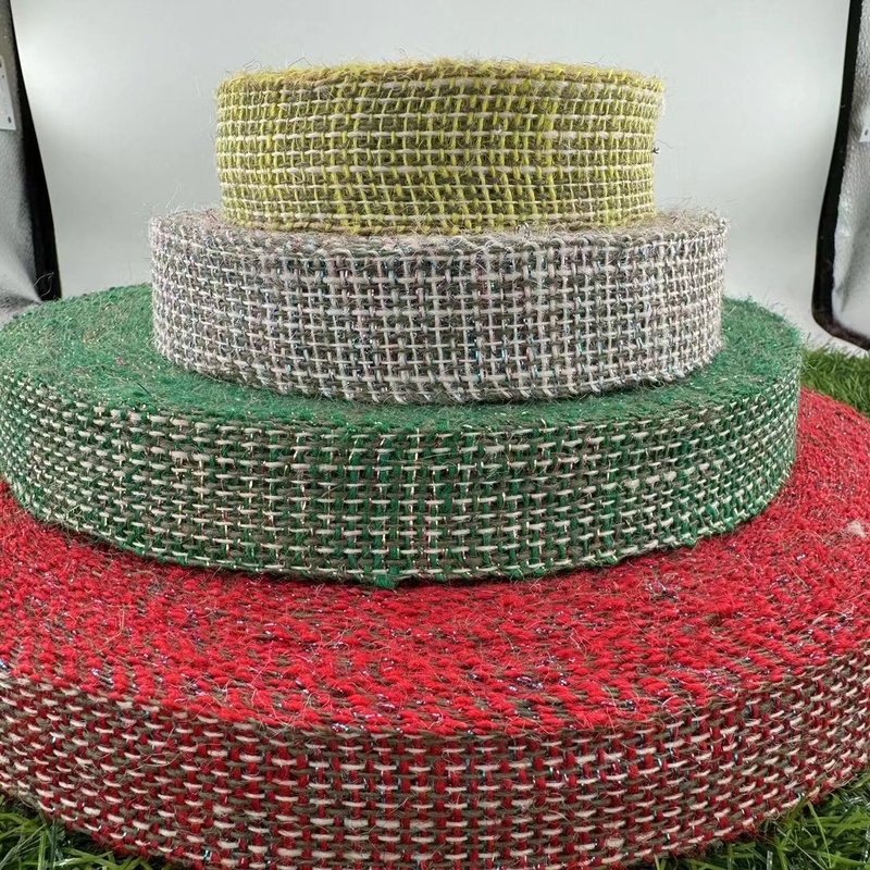 Cordon de jute naturel pur personnalisé pour les emballages cadeaux